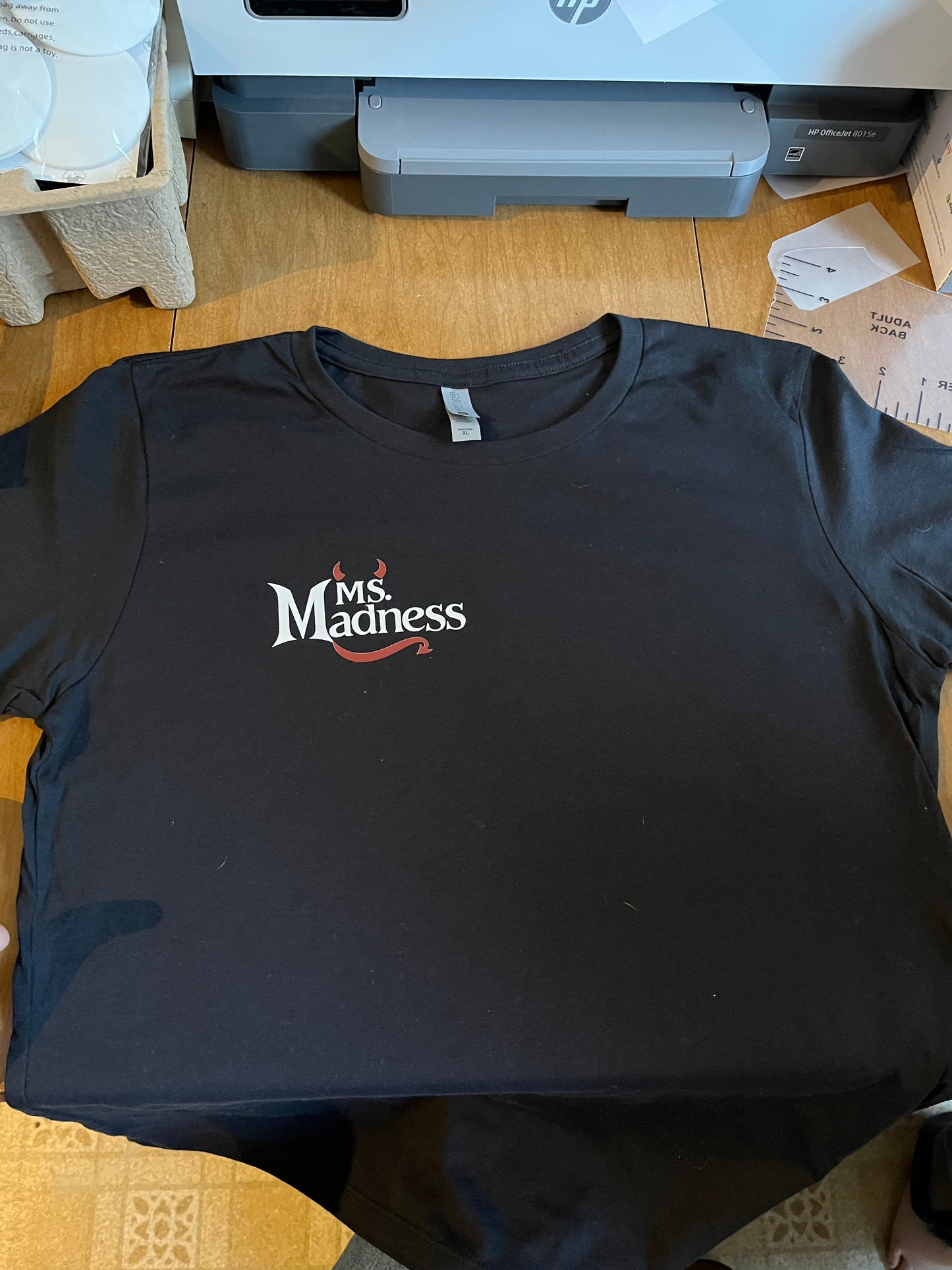 Ms. Madness women’s Tshirt by Krisby’s Creations