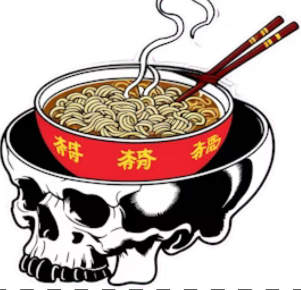 White Ramen Skull