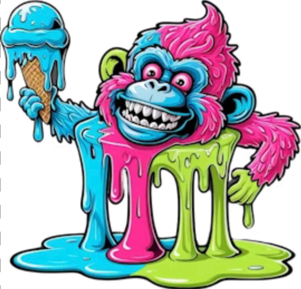 Melting Monkey by Krisby’s Creations